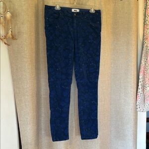 PAIGE Women's Dark Blue Skinny Jeans